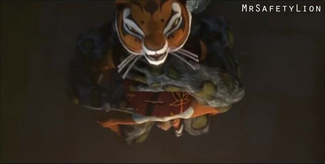 Master tigress fucks Tai Lung in a cartoon porn parody of “Kung Fu Panda.”