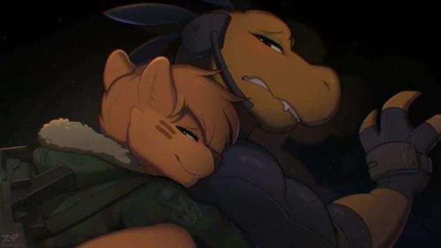 Furry gays enjoy anal penetration in hot porn cartoon